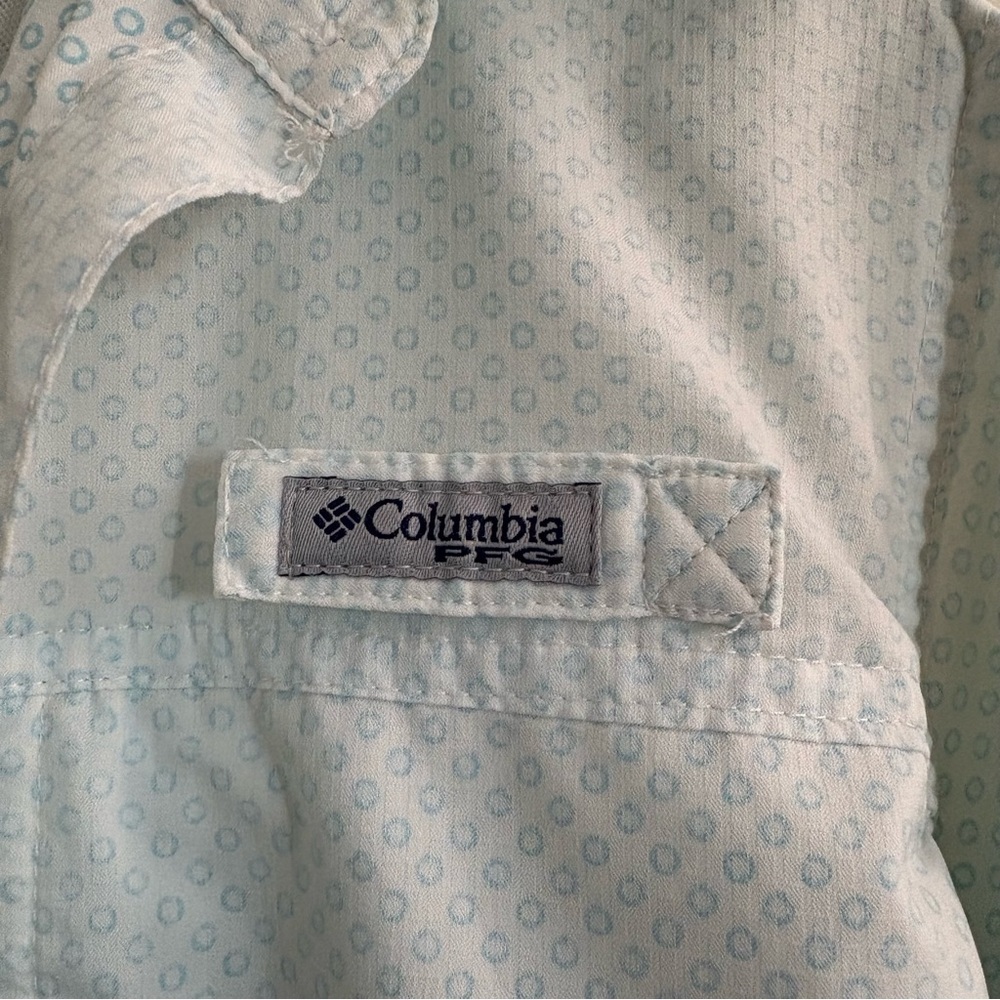Columbia Sportswear Company Lightweight PFG Women’s Light Blue Jacket Large - Picture 5 of 12